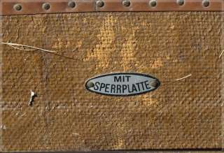 Seekoffer Reise  Koffer Holz Auswanderer ~1880  