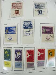 Israel Stamps Tabs 1948 91 Collection  