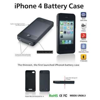 Apple iPhone 4 Power Backup Battery Case Juice Pack Air  