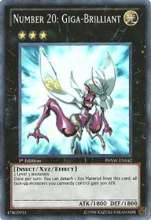 Number 20 Giga Brilliant PHSW EN042 1st Foil M/NM Yu Gi Oh  