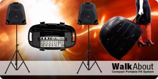Studiomaster Walkabout PA System,Dj,karaoke,portable  
