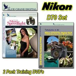  Blue Crane Digital Nikon D70 DVD 2 Pack with Speedlight 