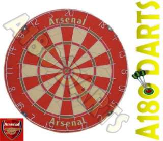 OFFICIAL ARSENAL FC FOOTBALL BRISTLE DART BOARD  