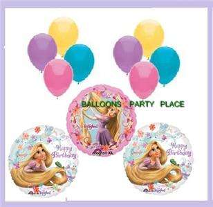 DISNEY RAPUNZEL TANGLED birthday party balloons pink  