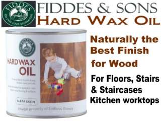 Fiddes Hard Wax Oil 2.5 ltr durable clear wood finish  