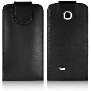 LEATHER FLIP CASE & STYLUS & SCREEN PROTECTOR FOR SAMSUNG GALAXY MINI 