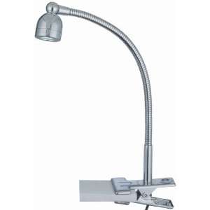  LED Clip On Lamp   Calipso Collection Chrome Finish