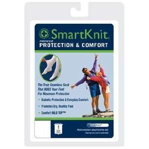 Therafirm 71152 SmartKnit CoolMax Seamless Diabetic Crew Socks   Size 