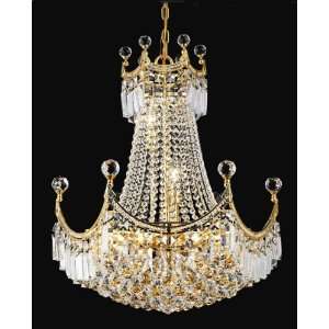    Crystal lighting 8949d20g corona chandelier