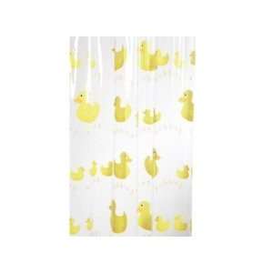  Shower Curtain Croydex AE579925 White/Yellow