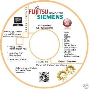 Treiber CD     Fujitsu Siemens LIFEBOOK S7010 S7020  