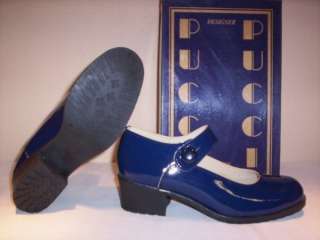 Scarpe shoes décolleté Pucci donna tacchi blu new 37 39  