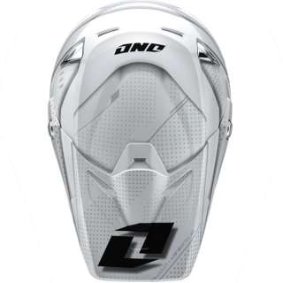 2012 One Industries Atom Trace White Motocross Helmet MX Moto X Off 