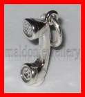 Telephone Sterling Silver Charm *Free Uk Post* CF1090