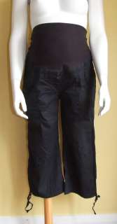 You are bidding on these H&M MAMA Maternity Black Cropped Trousers 