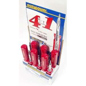Eazy Power Isomax Contractor Quality 4 In 1 Screwdriver Display 86737 