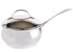 NEW   HAMILTON BEACH Stainless Steel 3 qt Sauce Pan w/Lid   Oven Safe 
