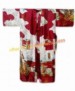 Geisha Kimono Robe Sleepwear Yukata&Belt WRD 01  