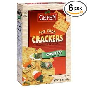 Gefen Cracker Onion Fat Free, 6 ounces Grocery & Gourmet Food