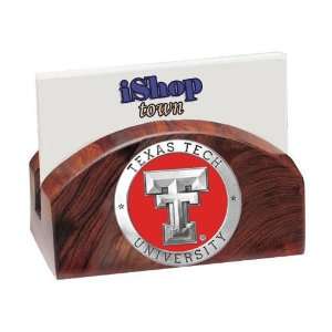  Texas Tech Red Raiders Ironwood Business Card Holder 