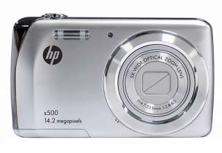 Fotocamera Digitale HP S500 col. Silver 14Mp, Zoom 5x, 28mm, ISO 6400 