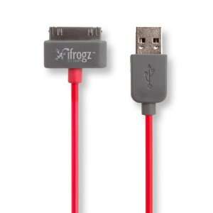  iFrogz IFZ CH PS RED Unique Synch Apple Sync/Charge Cable 