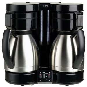 Krups 324 42 DuoThek 10 Cup Dual Thermal Coffeemaker, Stainless Steel