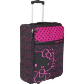   Loungefly Hello Kitty Black & Pink Rolling Luggage Clothing