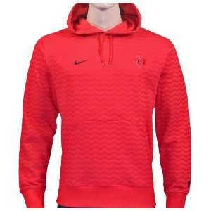 Nike Mens Manchester United Soccer Hoodie Red  Sports 