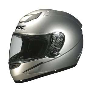    AFX FX 16 Solid Full Face Helmet Large  Silver Automotive