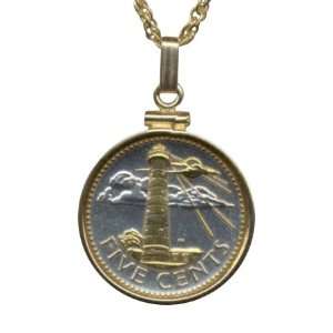 com Gorgeous 2 toned 24k Gold on Sterling Silver World Coin Necklaces 