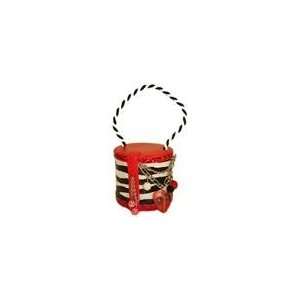  Zebra Print Red Princess Purse with Charms and Beads 