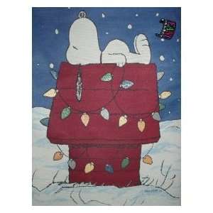 Charlie Brown Christmas Snoopy Tapestry 