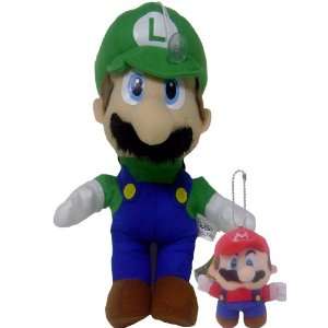  New Super Mario Bros. Liugi Plush Doll Bonus Keychain 