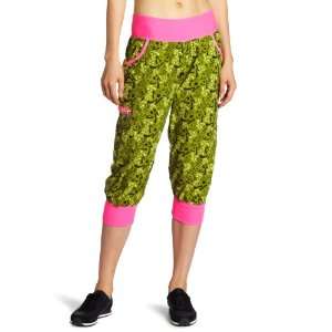  Zumba Fitness Womens Glow Cargo Capri Pants Sports 