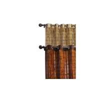 Bamboo Grommet Window Panel   Espresso/ Brown (4  Target