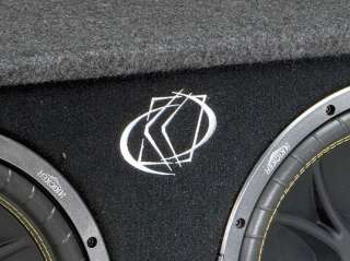  Kicker 07DC122 Dual Comp 12 Inch 2 Ohm Subwoofers In Vented Box 