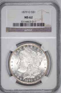 1879 O Morgan Silver Dollar MS62 NGC United States Mint Coin  