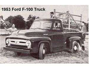 1953 Ford F 100 Truck Refrigerator Magnet  