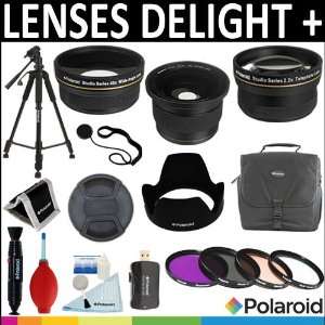  Polaroid Studio Series .42X HD Super Fisheye Lens + Polaroid 