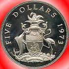 1973 Bahamas 5 Dollar Silver Coin (42.12 grams .925 Silver)