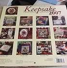 Keepsake Calendar 2007 13 Monthly Detailed Cross Stitch Designs Pics