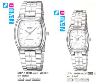 Casio Quartz Pair Lover Analog Dress Watches MTP 1169D 7 LTP1169D 7 