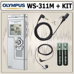 Olympus WS 311M Digital Voice Recorder + Accessory Kit 