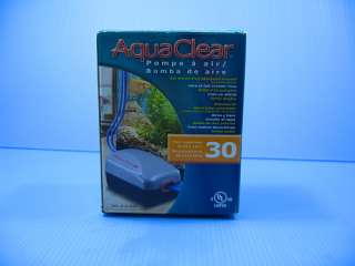 AquaClear #30 Air Pump   Aquarium fish tank 10 30gal ph  