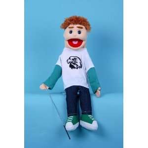  28 Ricky Puppet   Brunette Haired Boy with Detachable 