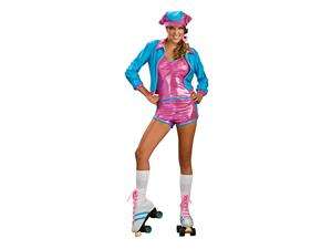    Roller Skate Girl Rock Disco Costume Adult Large
