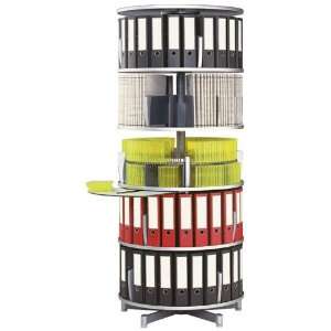  5 Tier Binder Carousel Shelving