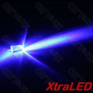  Lot of 50 Blue LED   20 Degree Clear 8000mcd Electronics