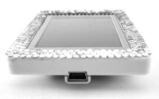Silver Crystal Small Desktop Digital Picture Frame  